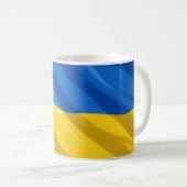 Ukraine Flag Mug コーヒーマグカップ (正面右)