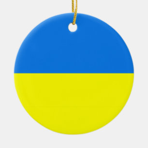 ukraine flag ornament セラミックオーナメント