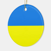 ukraine flag ornament セラミックオーナメント (左)