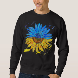 Ukraine Flag Sunflower Vintage Ukrainian Sup スウェットシャツ