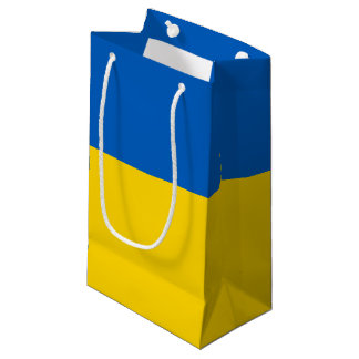 Ukraine Flagge スモールペーパーバッグ