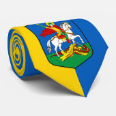 Ukraine & Kyiv Coat of Arms, Knight Herb / Україна ネクタイ (ロール)