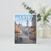 Ukraine Lviv Travel ポストカード (スタンド正面)
