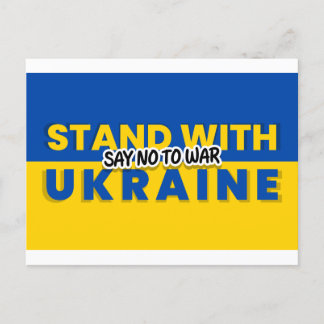 ukraine no war ポストカード
