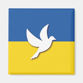 Ukraine Peace Dove Flag マグネット