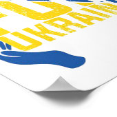 Ukraine President Volodymyr Zelensky Sticker  ポスター (角)