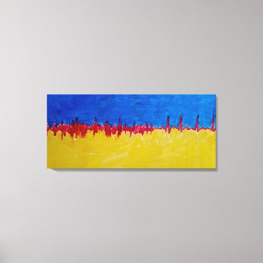 Ukraine Recovery キャンバスプリント (正面)