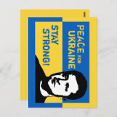 Ukraine – stoppt den sinnlosen Krieg! ポストカード (正面/裏面)