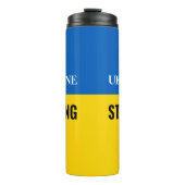 UKRAINE STRONGまたはメッセージ タンブラー (正面)