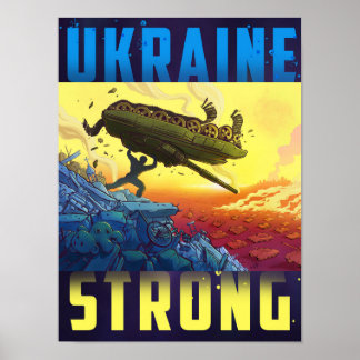 UKRAINE STRONG - poster ポスター