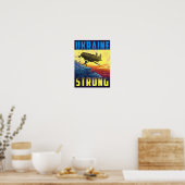 UKRAINE STRONG - poster ポスター (キッチン)