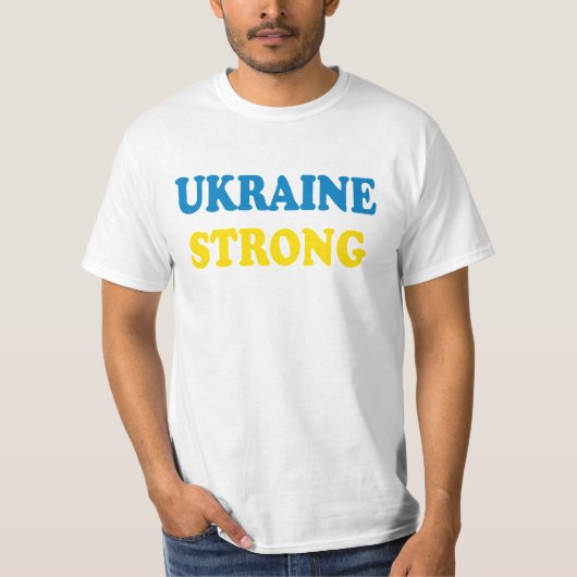 Ukraine Strong Tシャツ (正面)