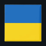 Ukraine (Ukrainian) Flag マグネット<br><div class="desc">Customizable World Flag Products - Please feel free to add your own text.</div>