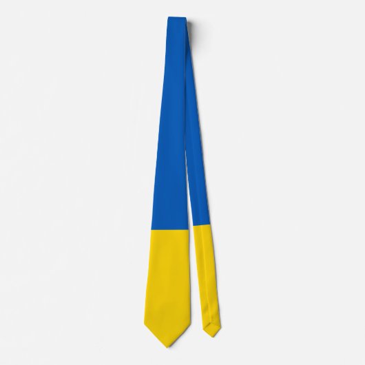 Ukraine ukraininan flag tie Slips ネクタイ (正面)