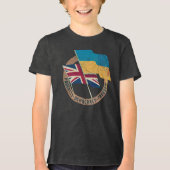 Ukraine-United Kingdom Friendship Emblem トライブレンドＴシャツ (正面)