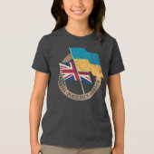 Ukraine-United Kingdom Friendship Emblem トライブレンドＴシャツ (正面)