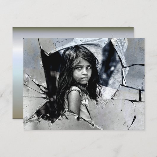 Ukraine War on Children ポストカード (正面/裏面)