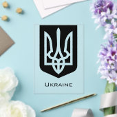 Ukraine's Tryzub Contemporary Graphic Emblem アクリル招待状 (インサイチュ (ウェディング))