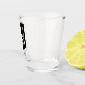 Ukraine's Tryzub Contemporary Graphic Emblem ショットグラス (右)