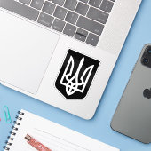 Ukraine's Tryzub Contemporary Graphic Emblem シール (ノートパソコンとiPhone)