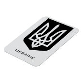 Ukraine's Tryzub Contemporary Graphic Emblem マグネット (左側)