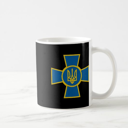 Ukrainian Af Tryzub Ukraine Armed Forces Emblem コーヒーマグカップ (右)