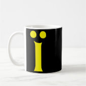 Ukrainian Alphabet Initial Letter Ukraine Funny Hu コーヒーマグカップ (左)