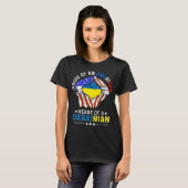 Ukrainian American Foreign Ukraine Flag Tシャツ (正面フル)