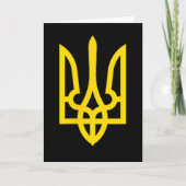 Ukrainian Coat Of Arms Crest  カード (正面)