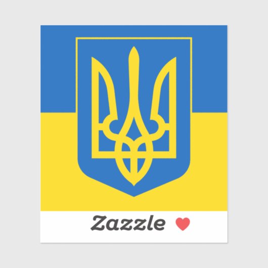 Ukrainian Coat of Arms. Trident. Truzyb.  シール (シート)