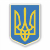 Ukrainian Coat of Arms. Truzyb. I support Ukraine. シール (正面)