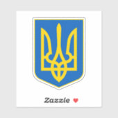 Ukrainian Coat of Arms. Truzyb. I support Ukraine. シール (シート)