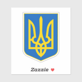 Ukrainian Coat of Arms. Truzyb. I support Ukraine. シール