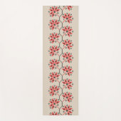 Ukrainian Embroidery Floral Folk Art  ヨガマット (正面)