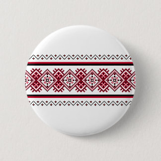 Ukrainian Embroidery Vyshyvanka Pin 缶バッジ