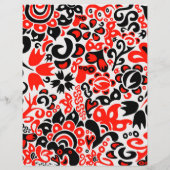 Ukrainian ethnic folk art floral pattern absrtact (裏面)