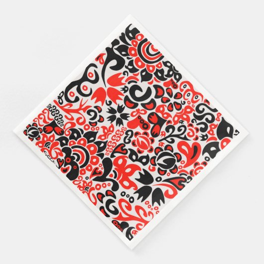 Ukrainian ethnic folk art floral pattern absrtact  (コーナー)