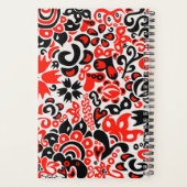 Ukrainian ethnic folk art floral pattern absrtact  プランナー手帳 (裏面)