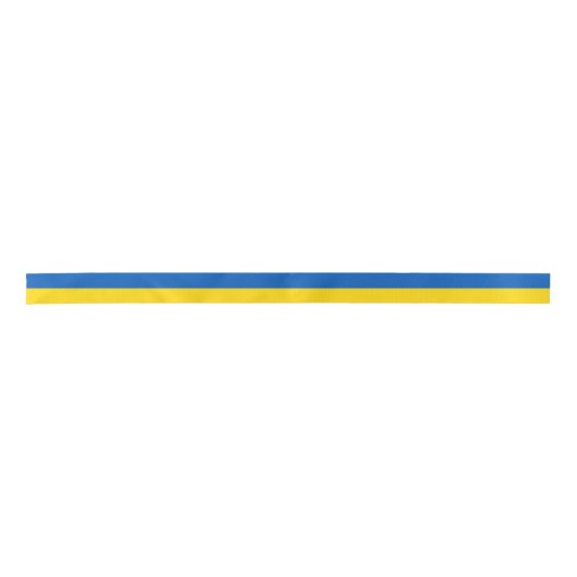 Ukrainian flag  サテンリボン (正面)