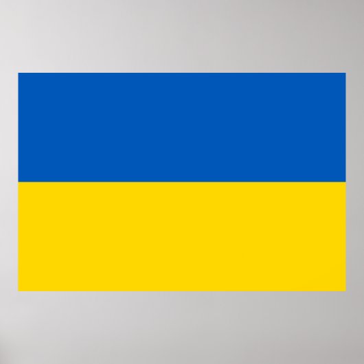 Ukrainian flag.  ポスター (正面)