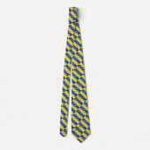 Ukrainian Flag Neck Tie - Freedom Ukraine - Peace ネクタイ (裏面)