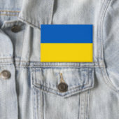 Ukrainian flag. Support Ukraine. Button 缶バッジ (インサイチュ)