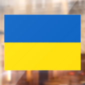 Ukrainian flag. Supporting Ukraine ウィンドウサイン (シート2)