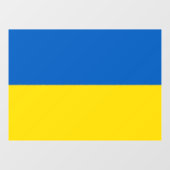 Ukrainian flag. Supporting Ukraine ウィンドウサイン (シート)