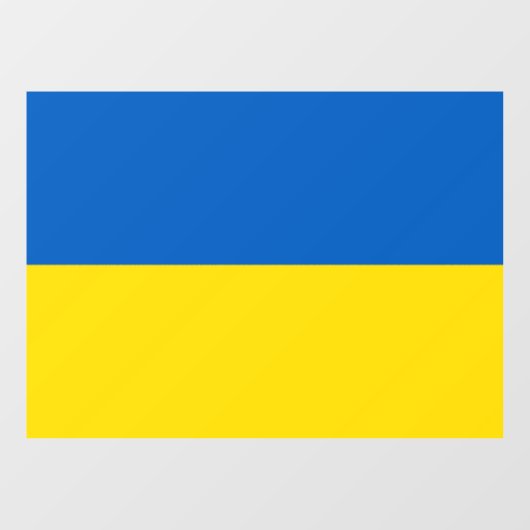 Ukrainian flag. Supporting Ukraine ウィンドウサイン (シート)
