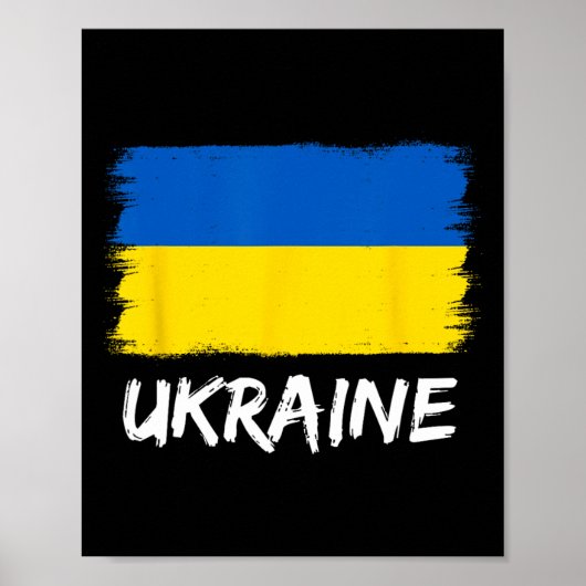Ukrainian Flag Ukraine 3 ポスター (正面)