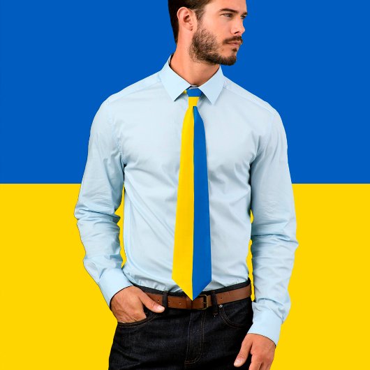 Ukrainian Flag & Ukraine business, patriot /sports ネクタイ