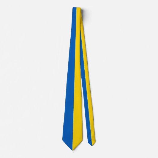 Ukrainian Flag (Ukraine) Neck Tie ネクタイ (正面)