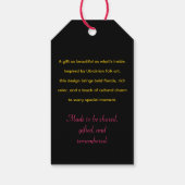 Ukrainian Floral Folk Art ギフトタグ (裏面)