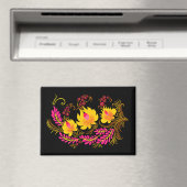 Ukrainian Floral Folk Art マグネット (インサイチュ (食洗機))